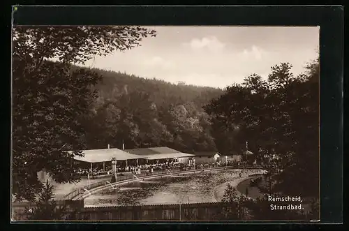 AK Remscheid, Ansicht Strandbad