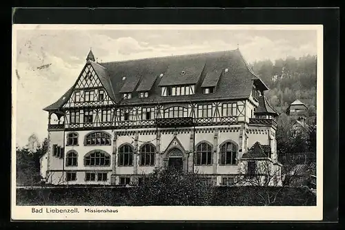 AK Bad Liebenzell, Ansicht des Missionshauses
