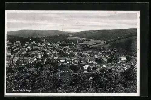 AK Betzdorf-Sieg, Gesamtansicht der Ortschaft