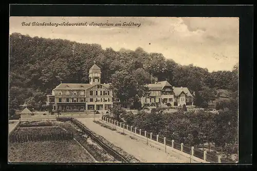 AK Bad Blankenburg-Schwarzatal, Sanatorium am Goldberg