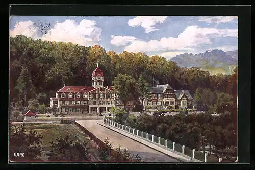 AK Bad Blankenburg /Thür., Sanatorium am Goldberg