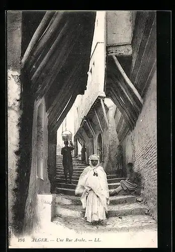 AK Alger, Une Rue Arabe
