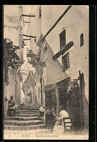 AK Alger, Une Rue de la Casbah