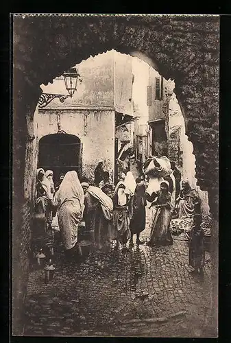 AK Alger, Une Rue de la Casbah