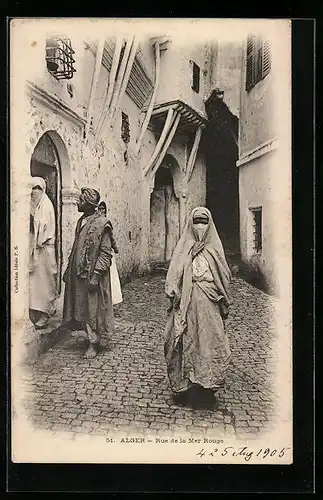 AK Alger, Rue de la Mer Rouge