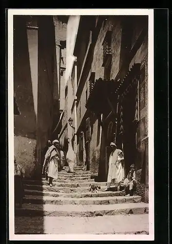 AK Alger, La Rue du Palmier