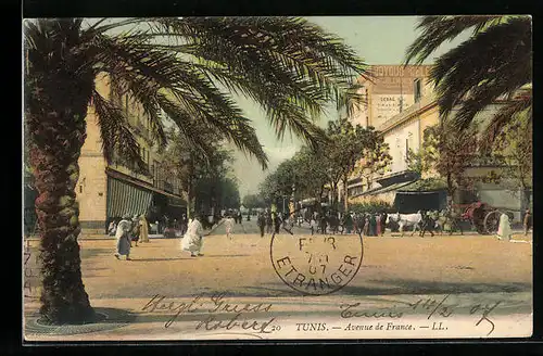 AK Tunis, Avenue de France