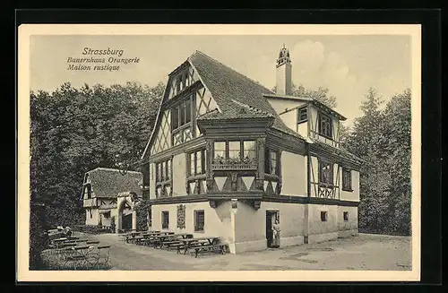 AK Strassburg, Bauernhaus Orangerie