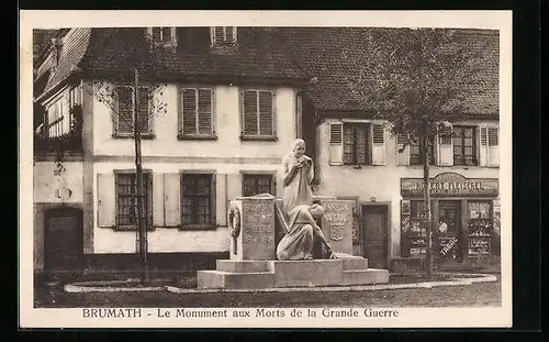 AK Brumath, Le Monument aux Morts de la Grande Guerre