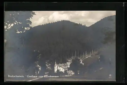 AK Bockschmiede i. Sorbitztal, Gasthaus zum Eisenhammer
