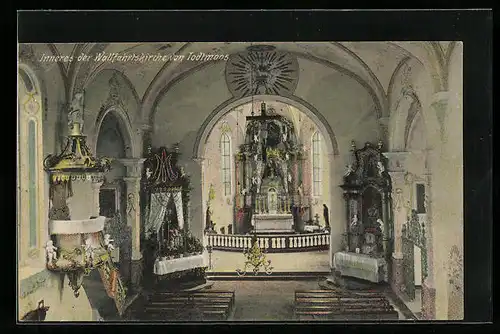 AK Todtmoos, Inneres der Wallfahrtskirche