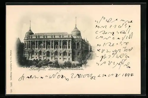AK Stuttgart, Landesgewerbemuseum