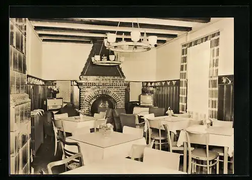 AK Ochsensaal /Kr. Oschatz, Konsum-Tagescafé Jagdhaus Siegfried