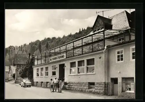 AK Rohrbach /Kr. Rudolstadt, Konsum-Gaststätte Sorbitzgrund