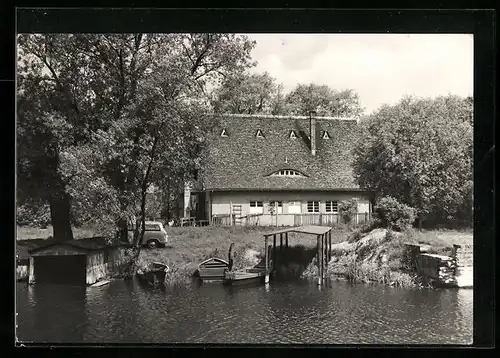 AK Ketzin /Kr. Nauen, Partie am Ruderhaus