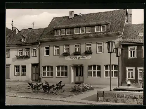 AK Leutenberg-Thür., FDGB-Heim Katja Niederkirchner, Thüringer-Hof, Leninstrasse 38