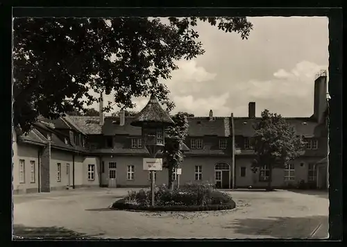 AK Neu Fahrland, Heinrich-Heine-Sanatorium, Wirtschaftshof