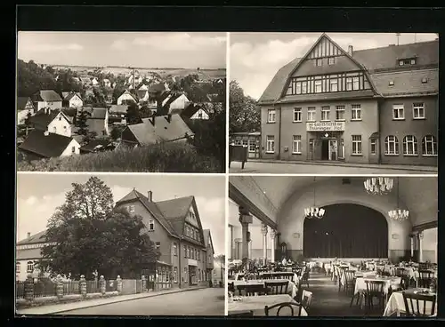 AK Weissenborn /Kr. Eisenberg, HO-Gaststätte und FDGB-Vertragsheim Thüringer Hof