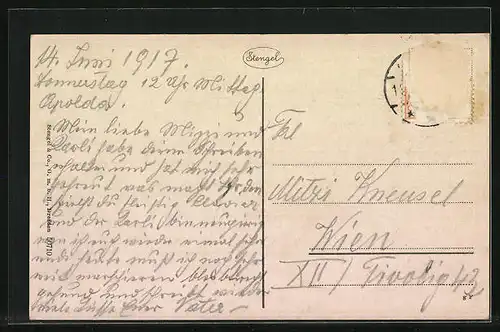 AK Apolda, Markt mit Rathaus