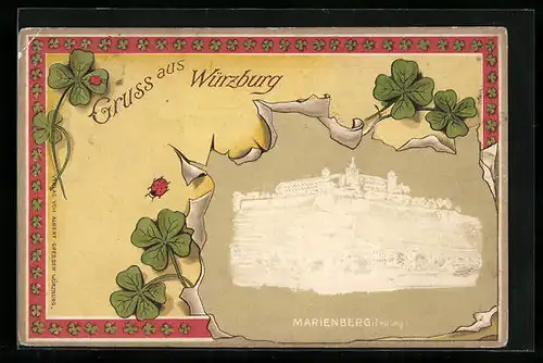 Präge-AK Würzburg, Marienberg (Festung), Kleeblätter