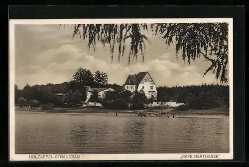 AK Holzappel (Unterlahnkreis), Strandbad, Café Herthasee