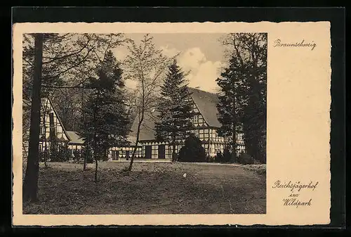 AK Braunschweig, Reichsjägerhof im Wildpark