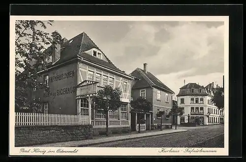 AK Bad König im Odenwald, Kurhaus-Fafnirbrunnen