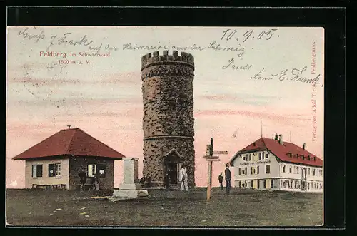 AK Feldberg / Schwarzwald, Gasthaus zum Feldbergturm
