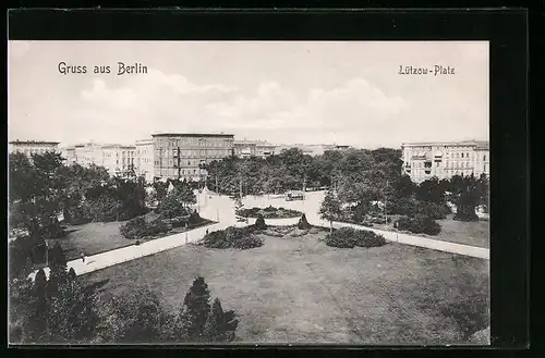 AK Berlin-Tiergarten, Blick auf den Lützowplatz