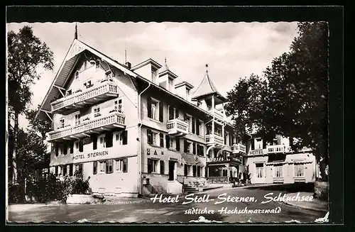 AK Schluchsee / Schwarzwald, Hotel Stoll-Sternen