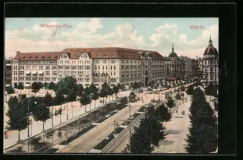 AK Berlin-Schöneberg, Blick auf den Wittenberg-Platz