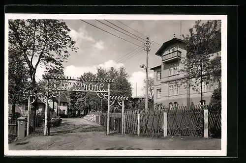 AK Frankenberg i. Sa., vor der Sommerfrische Lützelhöhe