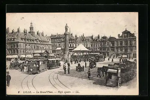 AK Lille, la Grand'Place et Tramway