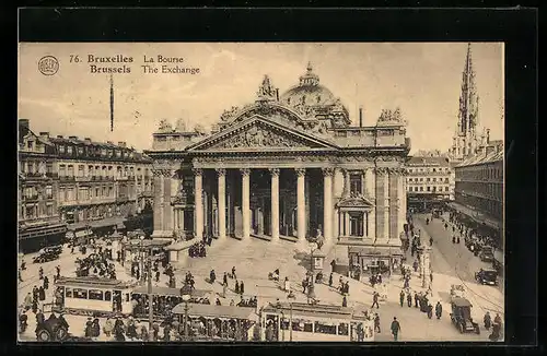 AK Bruxelles, la Bourse et Tramway