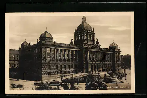 AK Praha, Národni museum, Tramway
