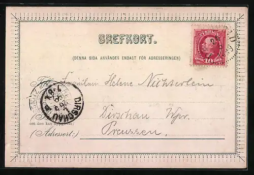 AK Göteborg, Hälsning, Schiffe am Quai