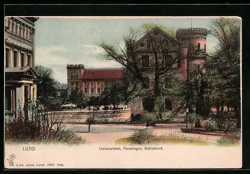 AK Lund, Universitetet, Föreningen, Biblioteket