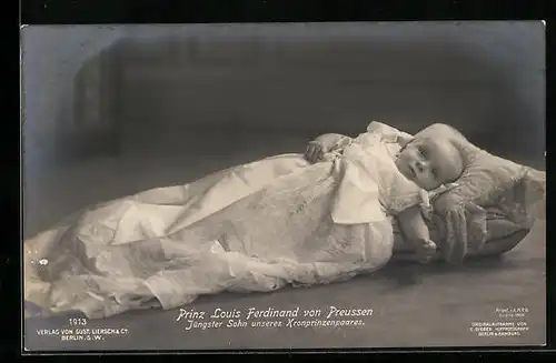 AK Prinz Louis Ferdinand von Preussen, Jüngster Sohn des Kronprinzenpaares