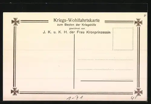 AK Die Söhne des Kronprinzenpaares Wilhelm von Preussen in Feldgrau