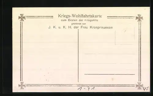 AK Die Söhne des Kronprinzenpaares Wilhelm von Preussen in Feldgrau