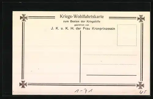 AK Die Söhne des Kronprinzenpaares Wilhelm von Preussen in Feldgrau