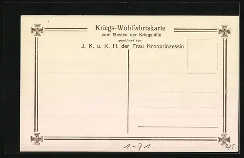 AK Die Söhne des Kronprinzenpaares Wilhelm von Preussen in Feldgrau