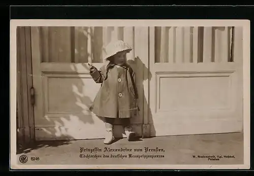 AK Prinzessin Alexandrine von Preussen