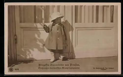 AK Prinzessin Alexandrine von Preussen