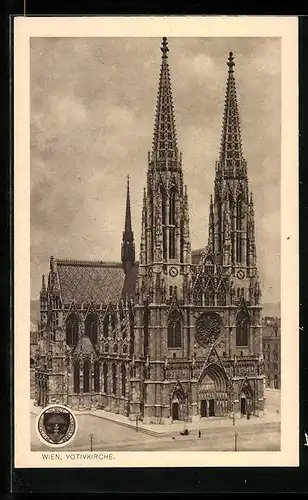 AK Deutscher Schulverein Nr. 253: Wien, Fassade der Votivkirche