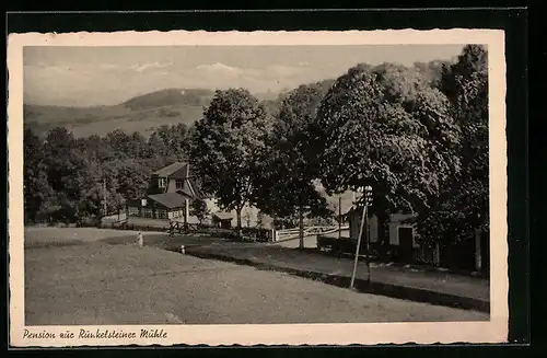 AK Usingen i. T. Land, Pension zur Runkelsteiner Mühle