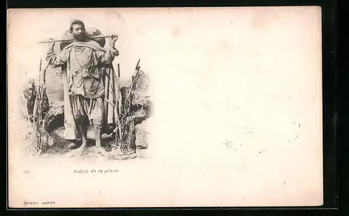 AK Kabyle de la Plaine, arabischer Volkstyp