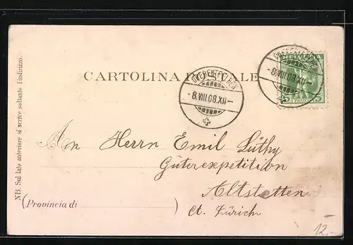 Lithographie Como, Porta Torre