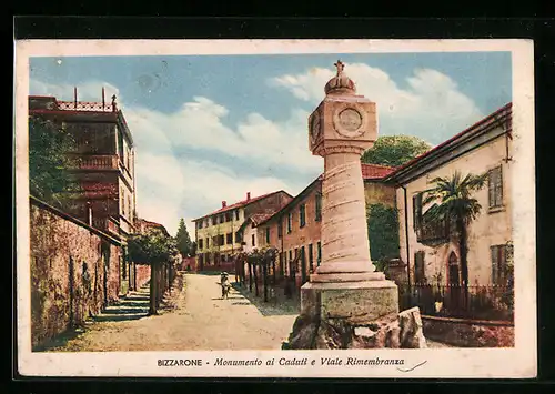 AK Bizzarone, Monumento ai Caduti e Viale Rimembranza