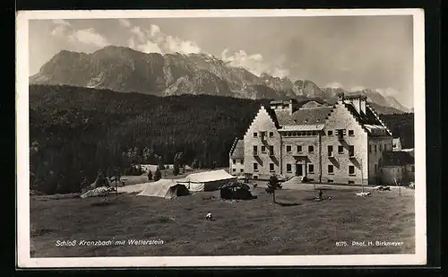 AK Kranzbach, Schloss Kranzbach mit Wetterstein